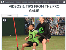 Tablet Screenshot of football4football.com